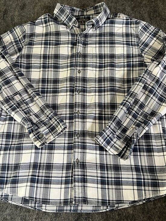 Eddie Bauer Other - Eddie Bauer Men's TXL Plaid‎ Flannel Shirt Multicolor Long Sleeve Button Down